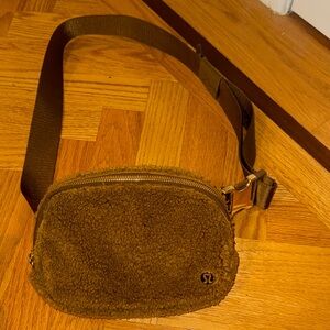lululemon athletica shearling crossbody bag